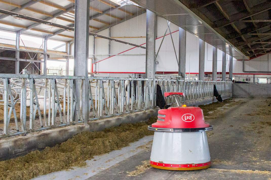 Lely Juno automatische voeraanschuifrobot