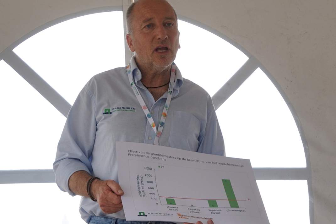 Johnny Visser: Tagetes reduceert Pratylenchus penetrans langdurig.