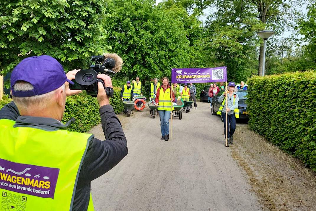 start kruiwagenmars naar Brussel