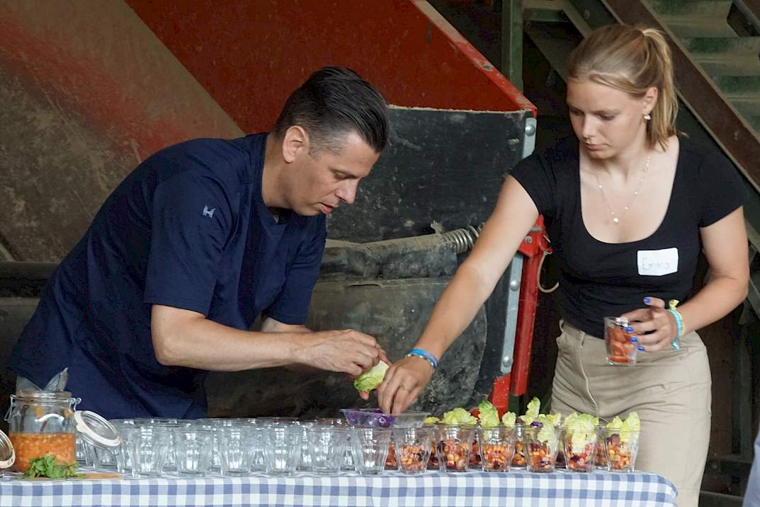 Salade met lupinebonen