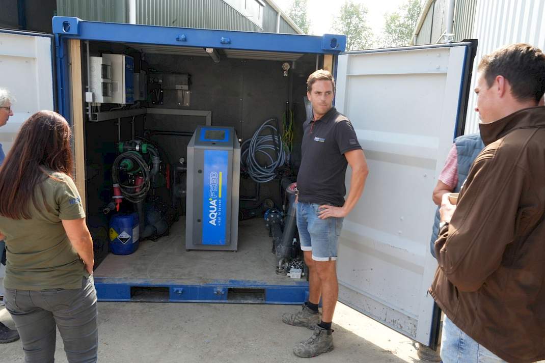 Fertigatie unit in een container.