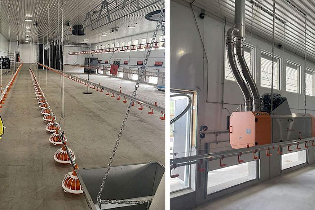 Fluxx 330 (links): een bestseller van Big Dutchman in Bruck | Verwarming