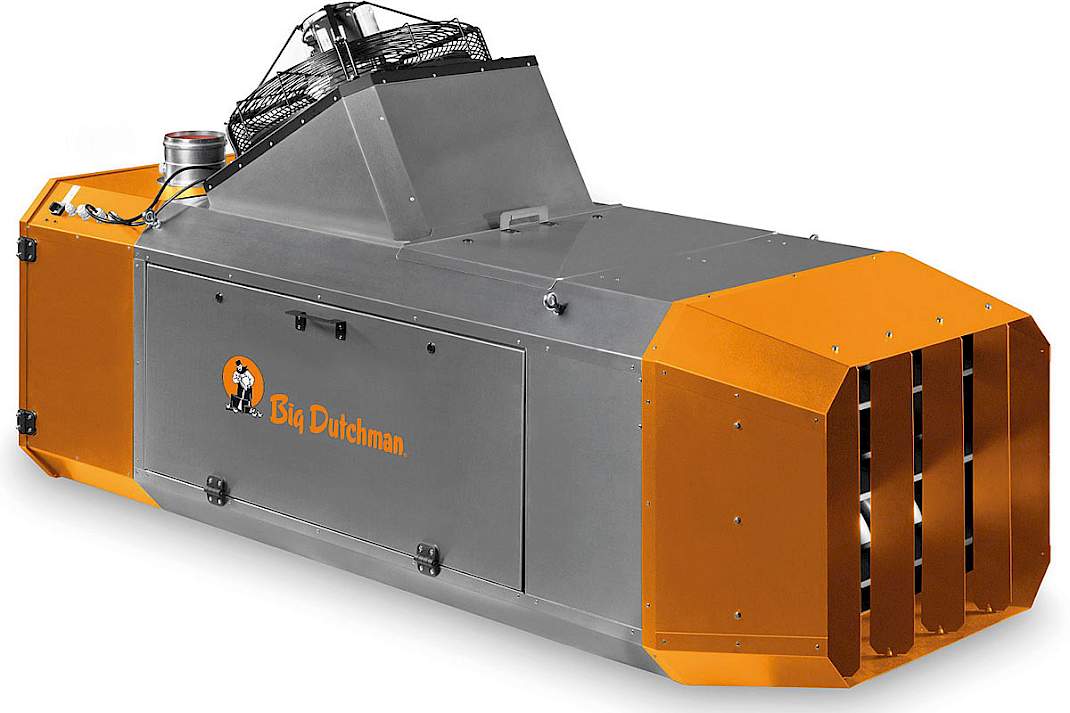 Voor een stabiele temperatuur in de stal: heater JetMaster type DXC Heater JetMaster type DXC
