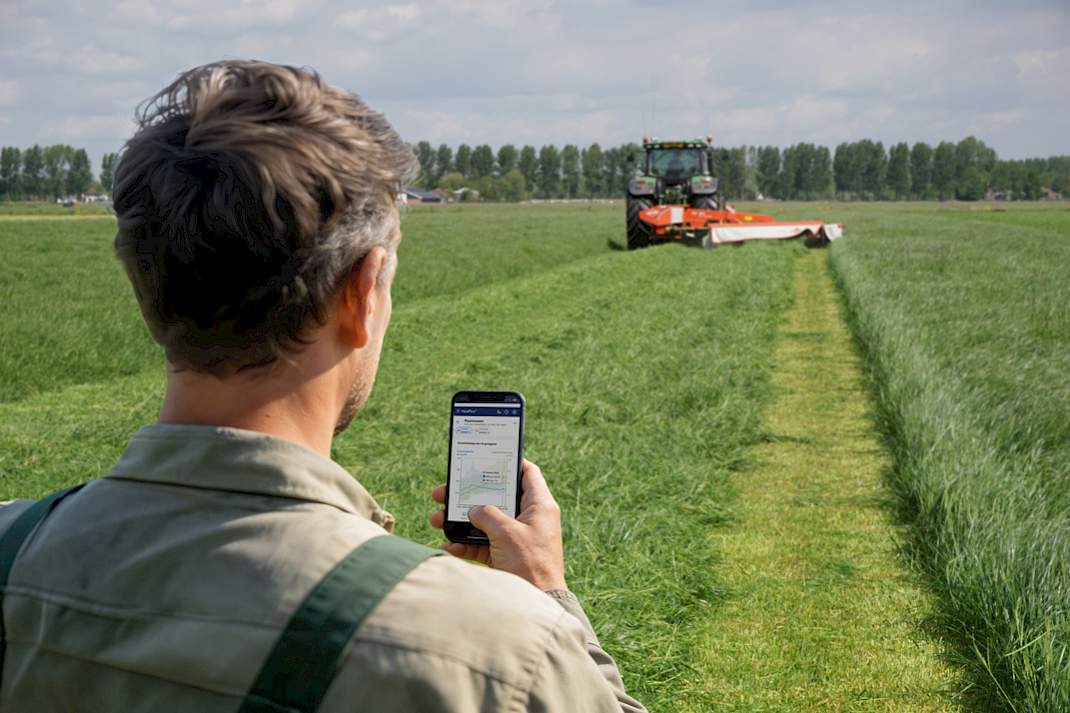 Yara GrasN app geeft voorspelling drogestof opbrengst en eiwitgehalte voor juiste oogstdatum