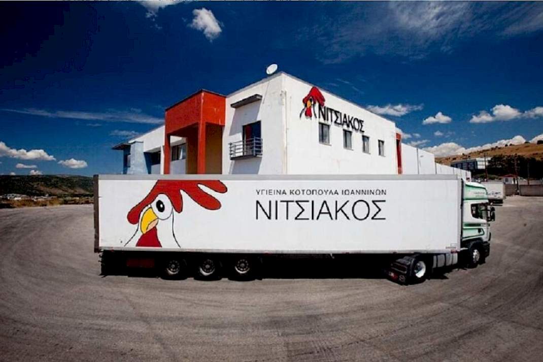 De Griekse pluimveegroep Nitsiakos