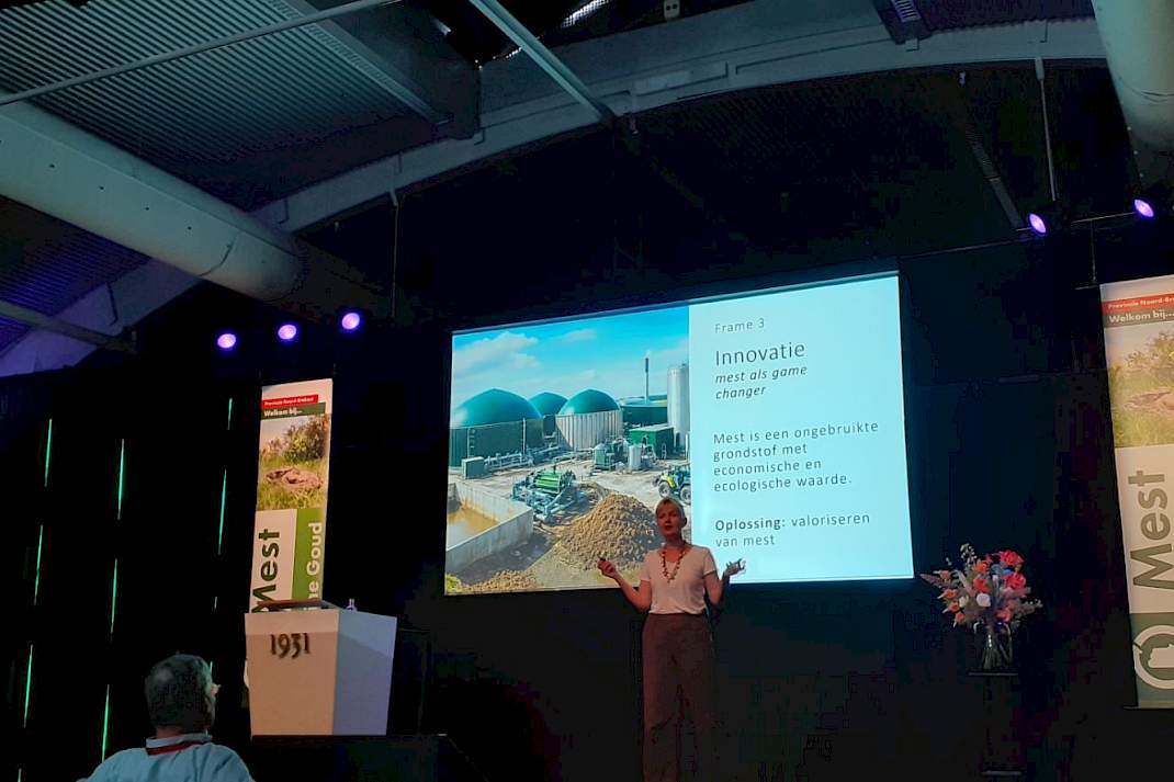 Mirjam Vossen spreekt op symposium over mest