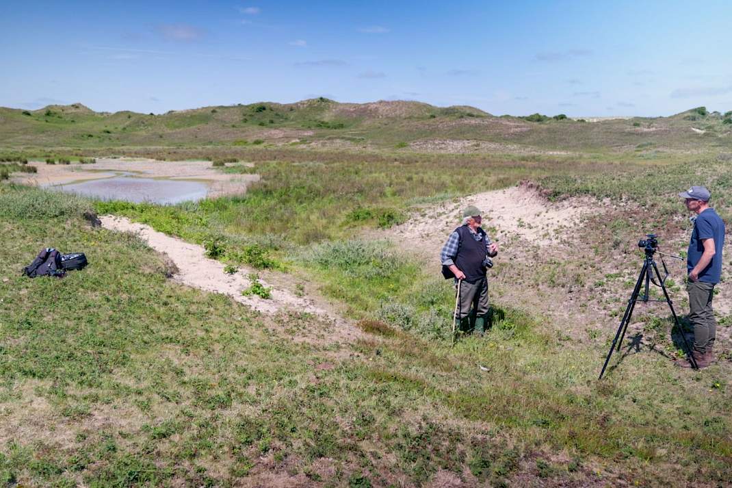 Beeldfragment uit de documentaire 'Natuur houdt zich niet aan natuurbeleid' op Texel.