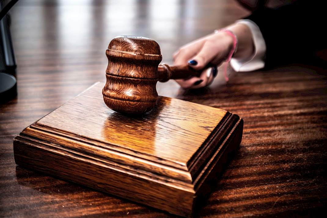 Rechtspraak; hamer rechter