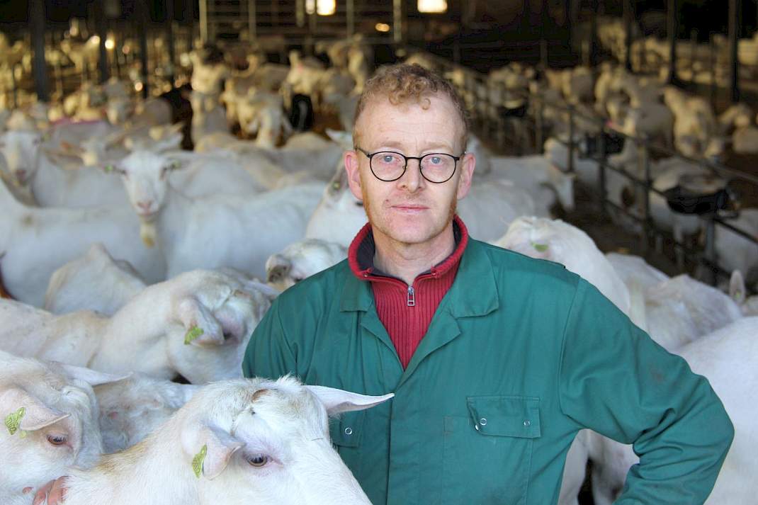Voorzitter Jos Tolboom van LTO Geitenhouderij.
