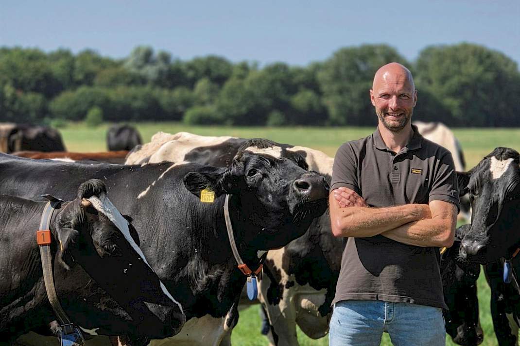 Gelderse melkveehouder Bart Belser.