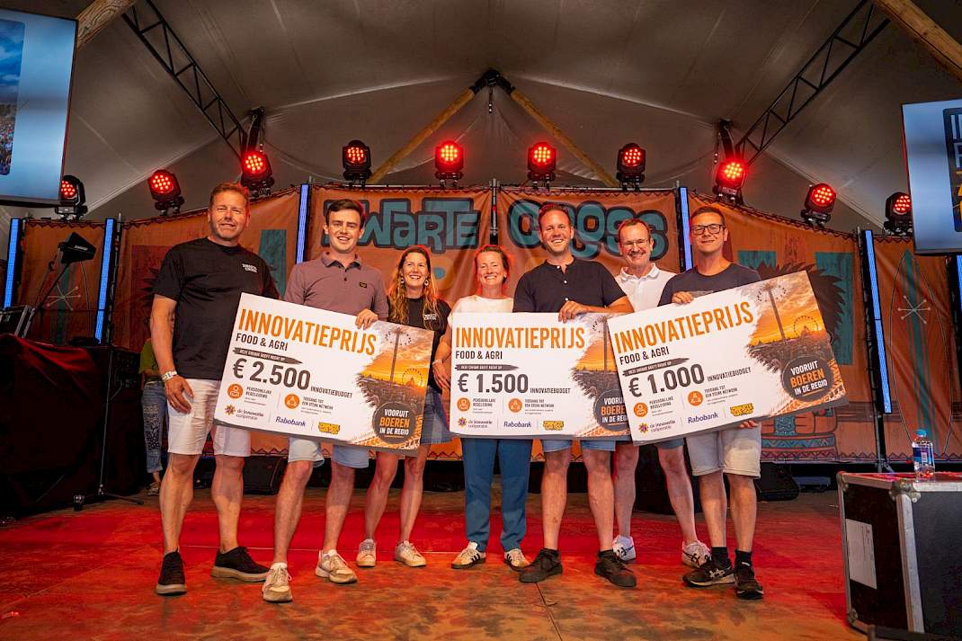 Winnaars Agro-Innovatieprijs tijdens het InnovatieEvent