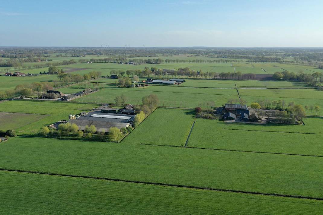 Luchtbeeld drone Drenthe