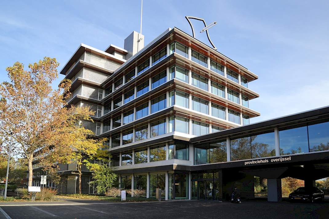 Het provinciehuis van Overijssel