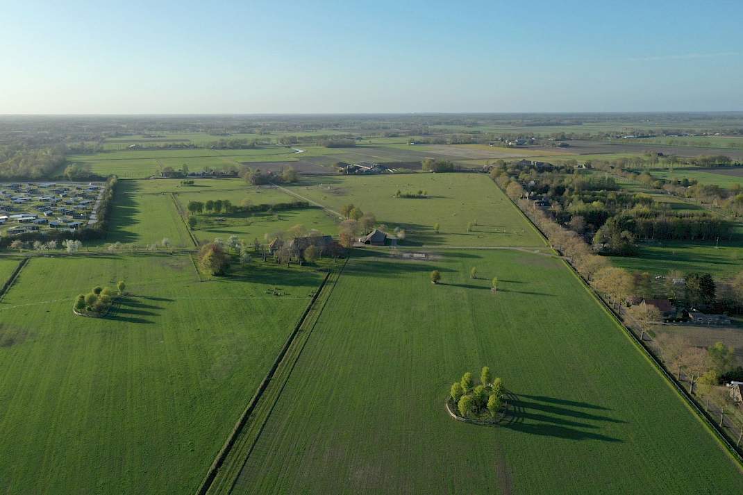 Luchtfoto Overijssel.