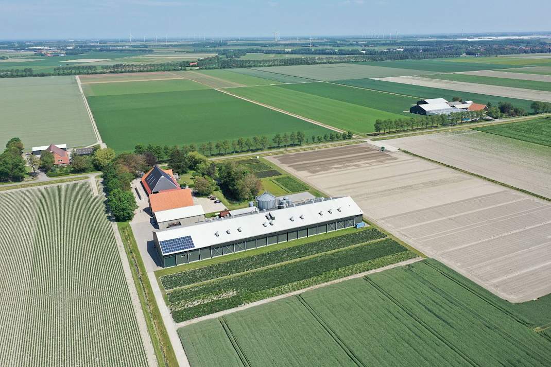 Akkerbouwbedrijf in Wieringermeer