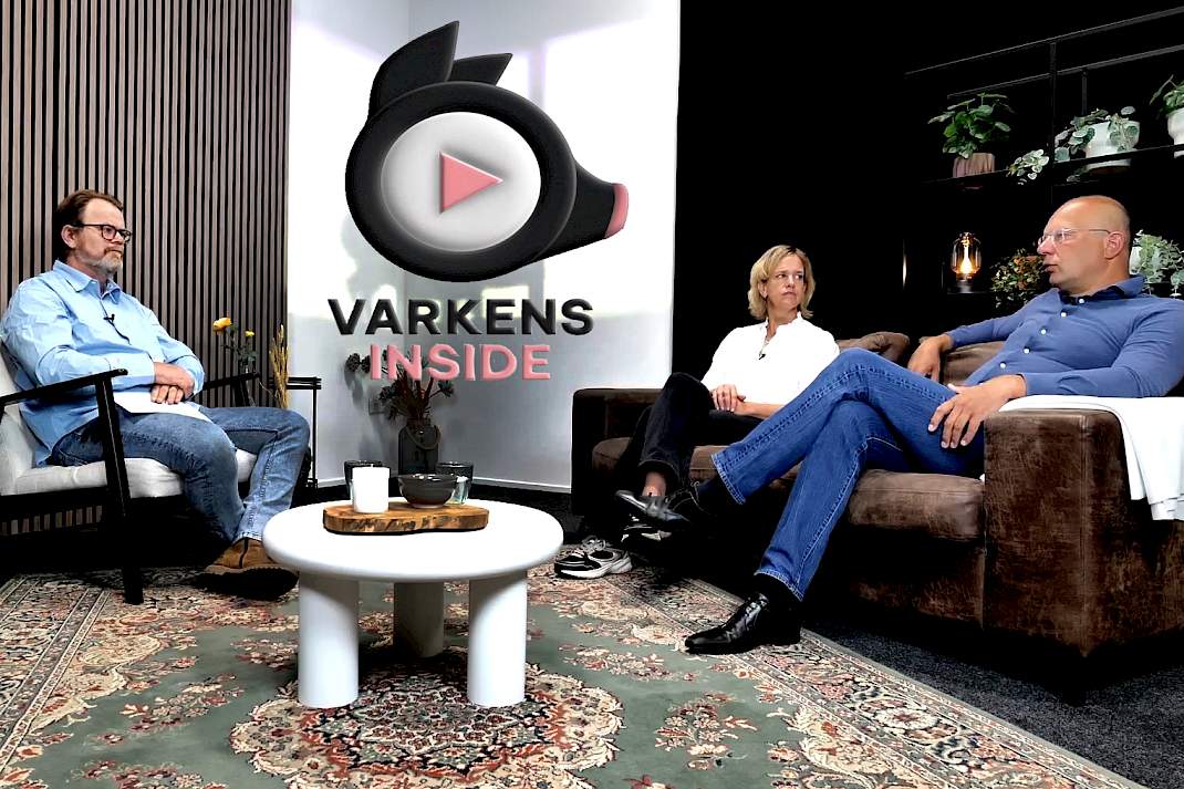 Studio Varkens Inside met host Reinout Burgers en gasten Linda Verriet en Wouter de Heij