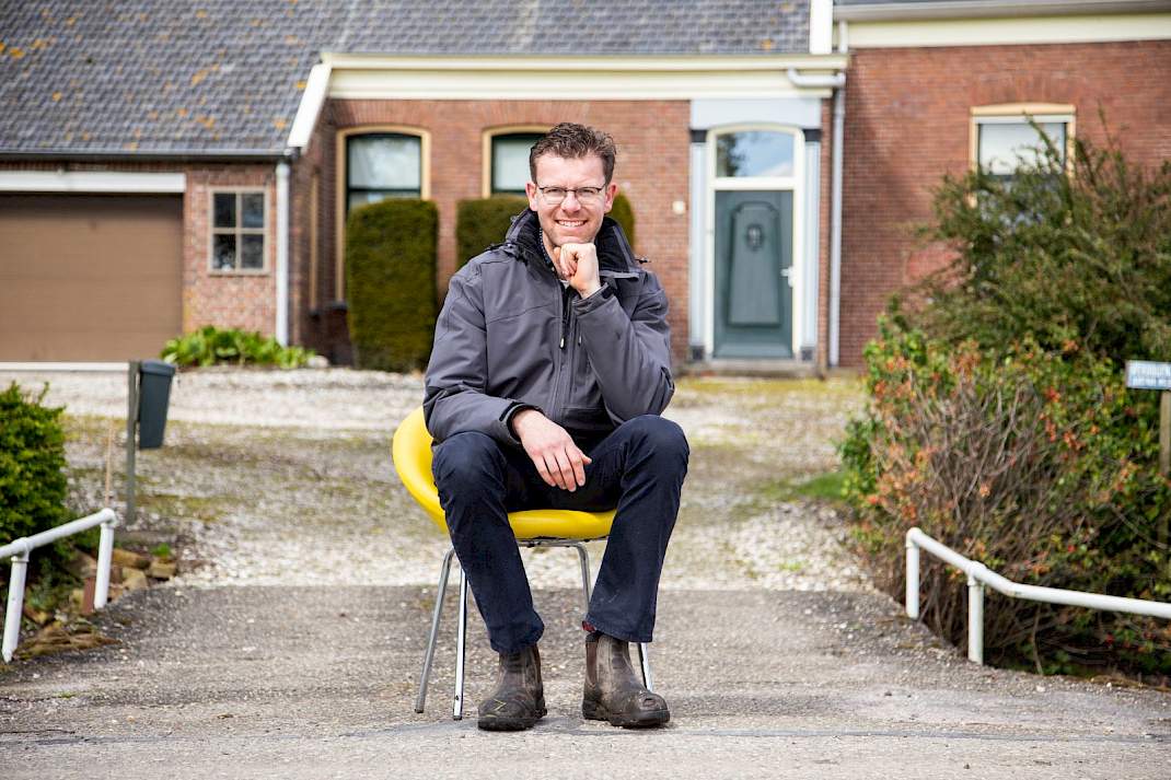 Akkerbouwer Doeko van 't Westeinde.