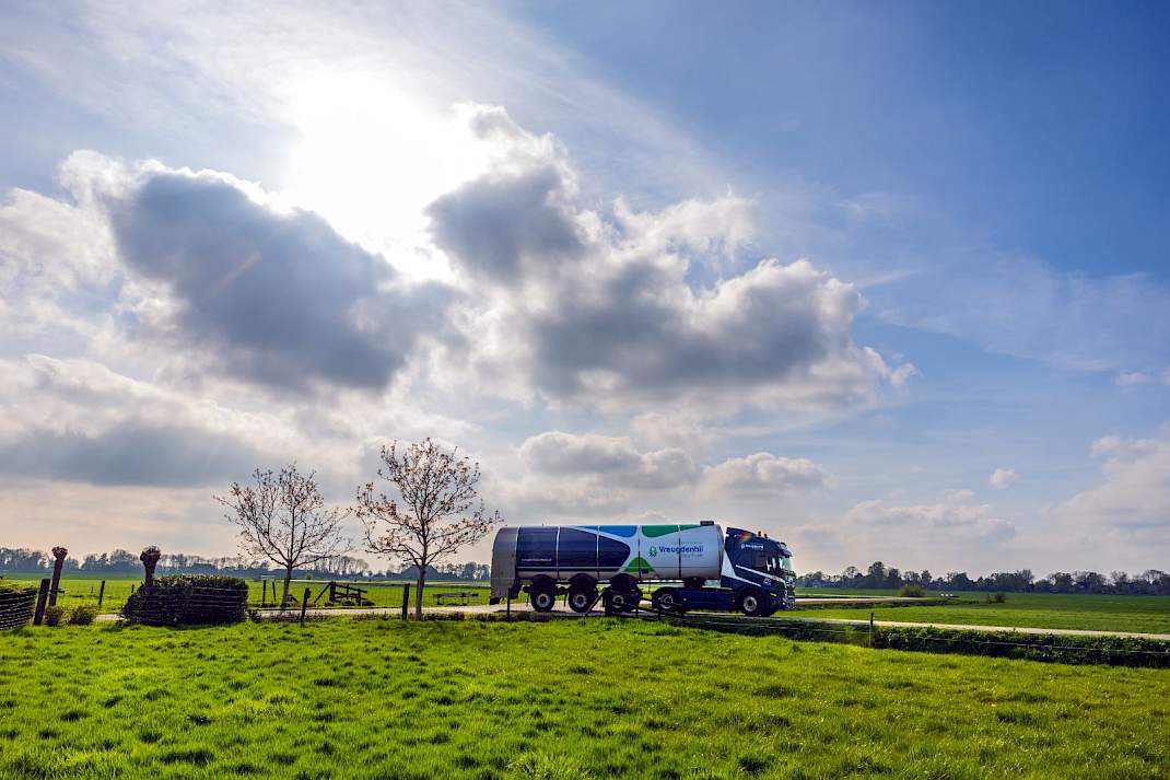 Vrachtwagen van Vreugdenhil