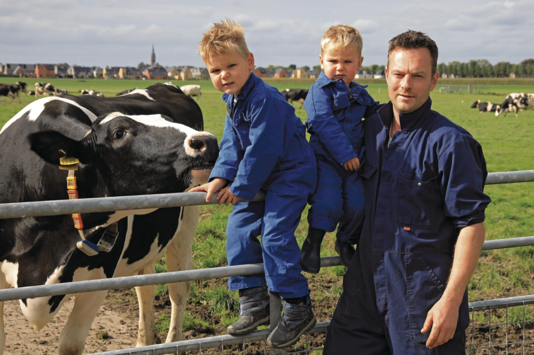 De Beemster, waar Daan K&ouml;hne met zijn familie boert, is een uniek polderlandschap.