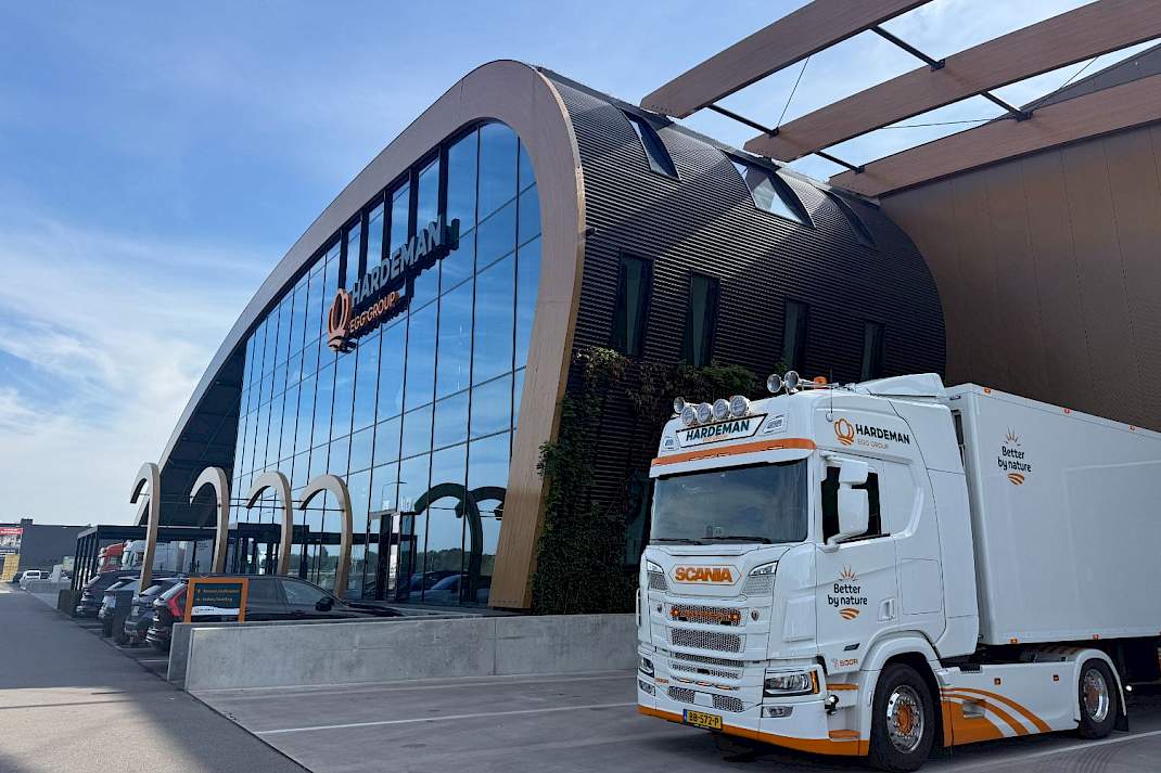 Het nieuwe sorteercentrum van Hardeman Egg Group in Barneveld.