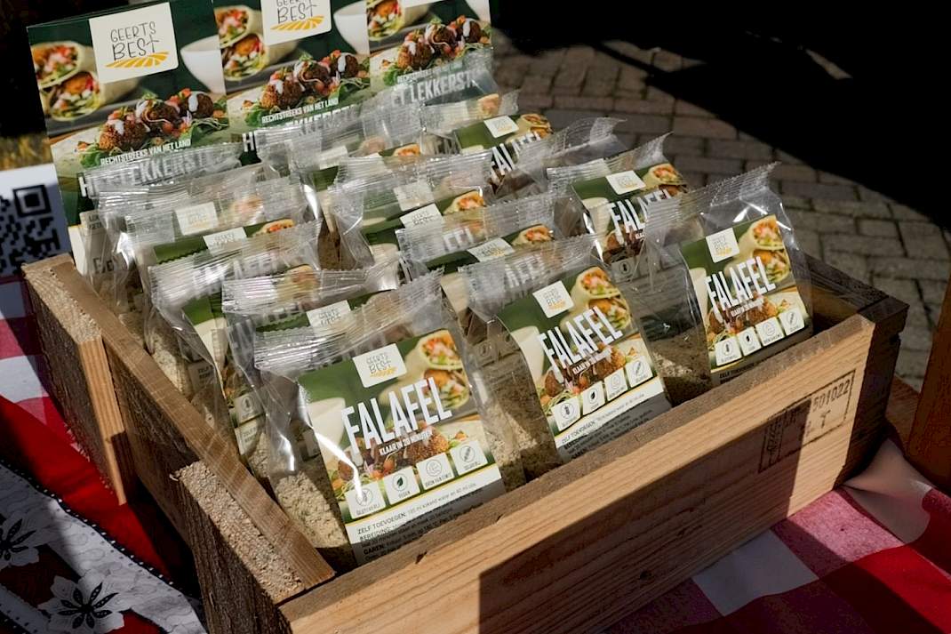 De Falafel van akkerbouwer Geert Lindenhols.