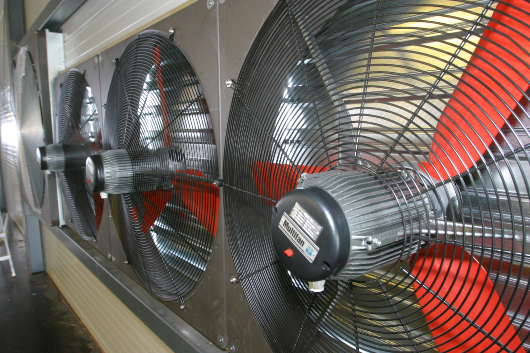 Ventilatoren voor stallen