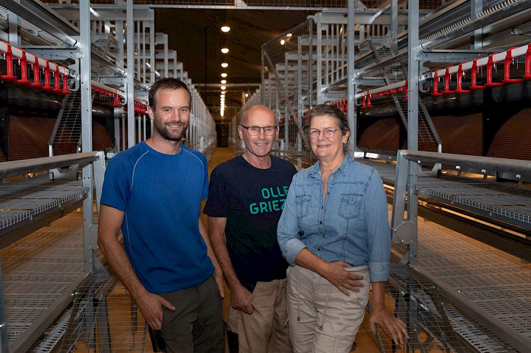 Marc en zijn ouders Bart en Lia Thybaut