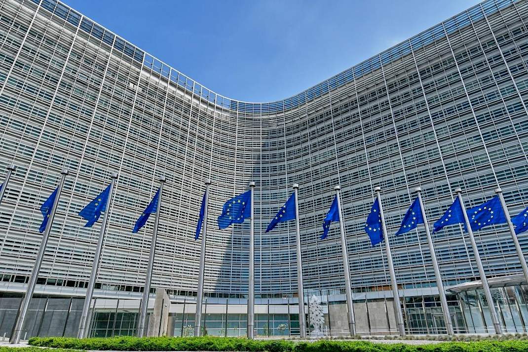 Het Berlaymont-gebouw, zetel van de Europese Commissie
