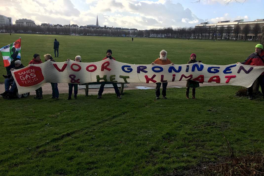 actievoerende boeren uit Groningen